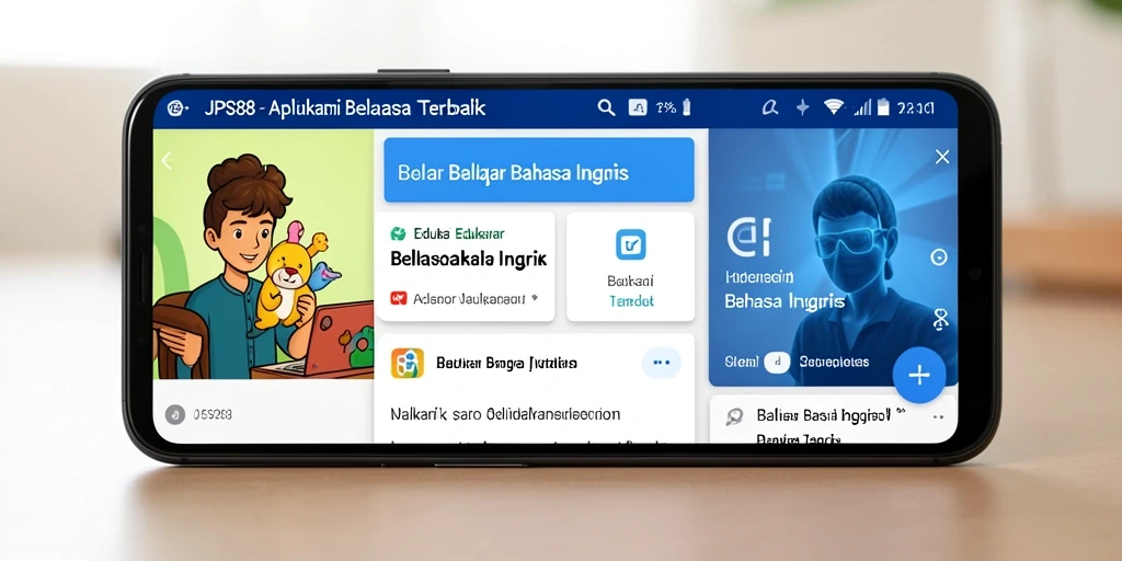 Tampilan antarmuka aplikasi JPS88 yang menarik dan mudah digunakan.