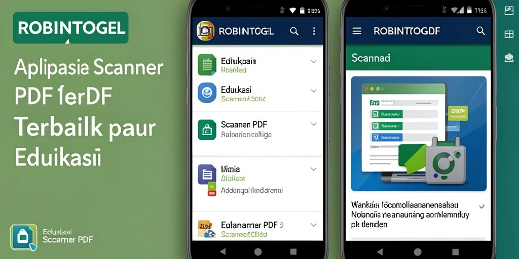 Antarmuka aplikasi ROBINTOGEL yang memudahkan pengguna dalam memindai dokumen.